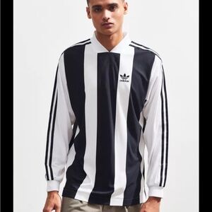 Adidas Men's Bold Black and White Jersey Green Back